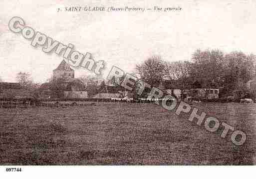 Ville de SAINTGLADIE, carte postale ancienne