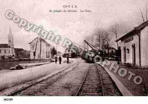 Ville de SAINTJOSEPHDERIVIERE, carte postale ancienne