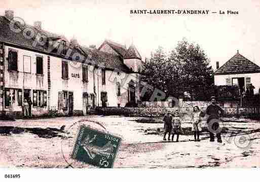 Ville de SAINTLAURENTD\'ANDENAY, carte postale ancienne Ville de SAINTLAURENTD\'ANDENAY, carte postale ancienne