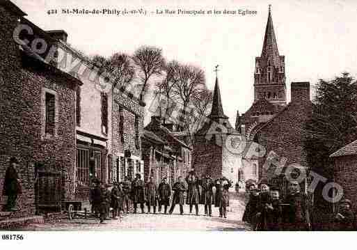 Ville de SAINTMALODEPHILY, carte postale ancienne