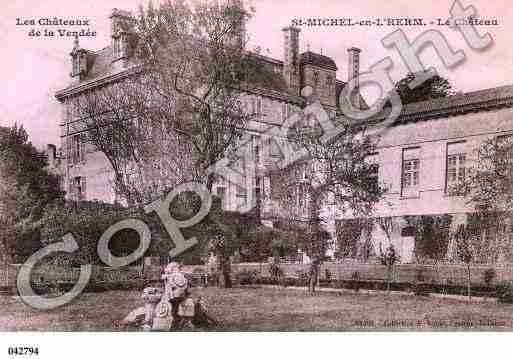 Ville de SAINTMICHELENL'HERM, carte postale ancienne