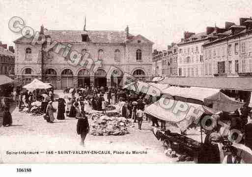 Ville de SAINTVALERYENCAUX, carte postale ancienne