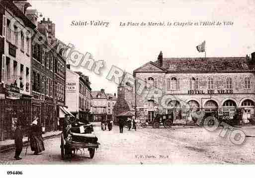 Ville de SAINTVALERYENCAUX, carte postale ancienne