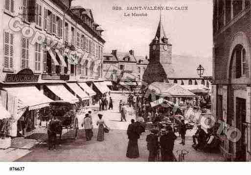 Ville de SAINTVALERYENCAUX, carte postale ancienne