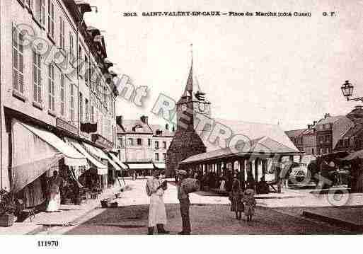 Ville de SAINTVALERYENCAUX, carte postale ancienne