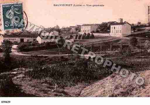 Ville de SALVIZINET, carte postale ancienne