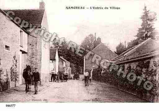 Ville de SAMOREAU, carte postale ancienne