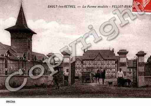 Ville de SAULTLESRETHEL, carte postale ancienne