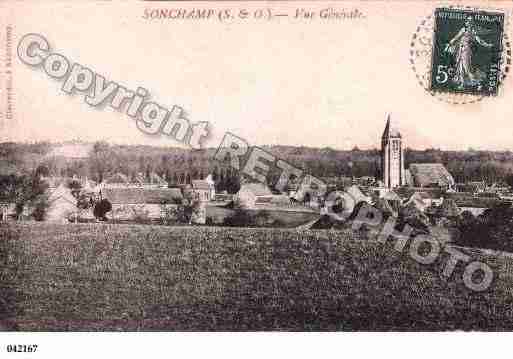 Ville de SONCHAMP, carte postale ancienne