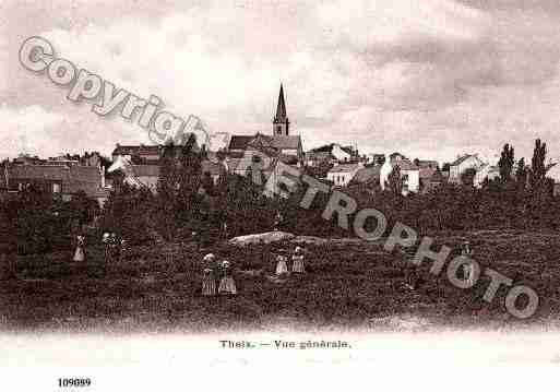 Ville de THEIX, carte postale ancienne