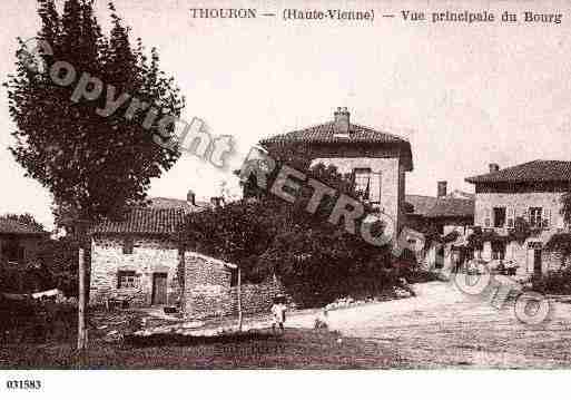 Ville de THOURON, carte postale ancienne