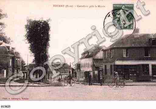 Ville de TOURNY, carte postale ancienne