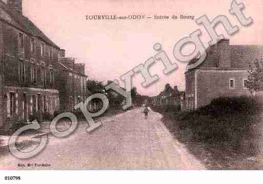 Ville de TOURVILLESURODON, carte postale ancienne