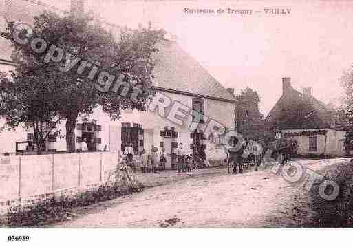 Ville de TREIGNY, carte postale ancienne