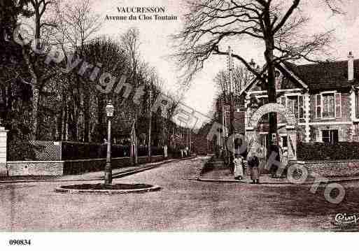 Ville de VAUCRESSON, carte postale ancienne