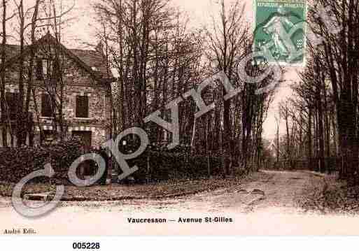 Ville de VAUCRESSON, carte postale ancienne