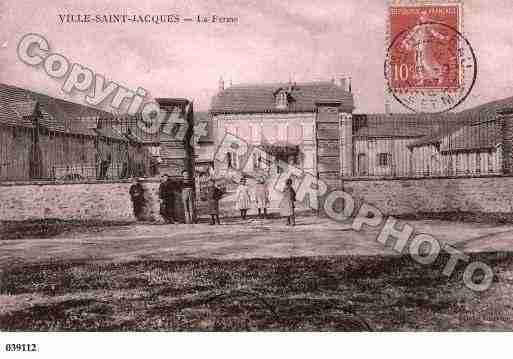Ville de VILLESTJACQUES, carte postale ancienne Ville de VILLESTJACQUES, carte postale ancienne