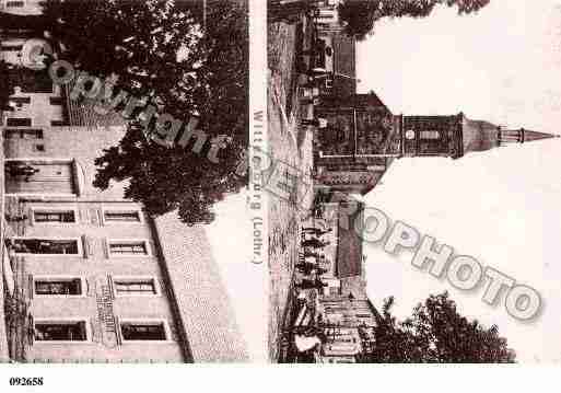 Ville de VITTERSBOURG, carte postale ancienne