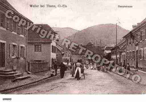 Ville de WILLER, carte postale ancienne