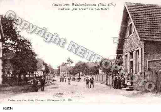 Ville de WINTERSHOUSE, carte postale ancienne