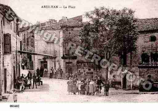 Ville de ABEILHAN, carte postale ancienne