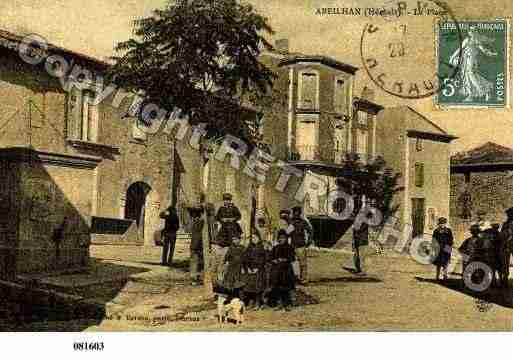 Ville de ABEILHAN, carte postale ancienne