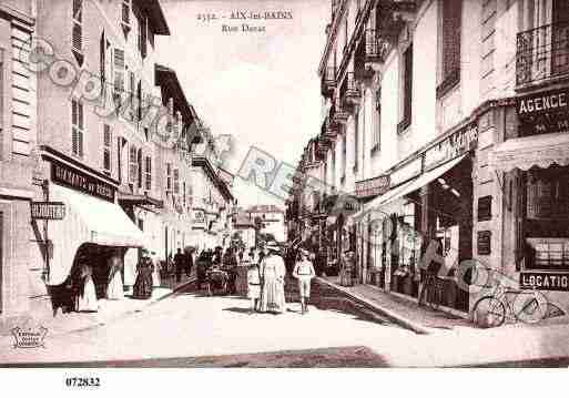 Ville de AIXLESBAINS, carte postale ancienne