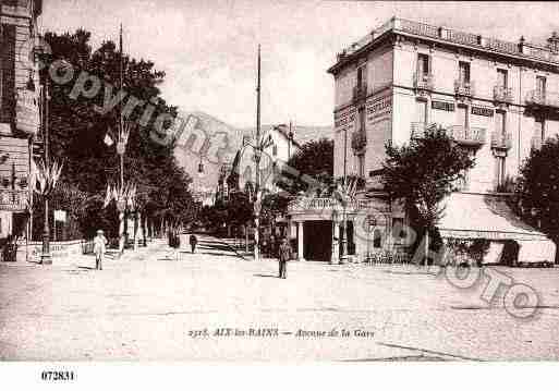 Ville de AIXLESBAINS, carte postale ancienne