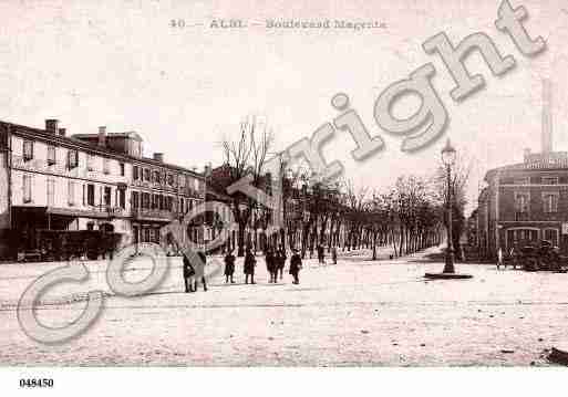 Ville de ALBI, carte postale ancienne