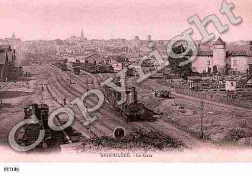 Ville de ANGOULEME, carte postale ancienne