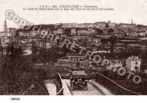 Ville de ANGOULEME, carte postale ancienne