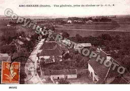 Ville de ARCETSENANS, carte postale ancienne