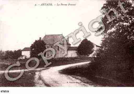Ville de ARTAISE, carte postale ancienne