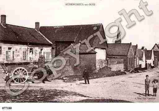 Ville de AUBENCHEULAUXBOIS, carte postale ancienne