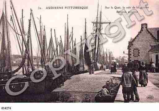 Ville de AUDIERNE, carte postale ancienne