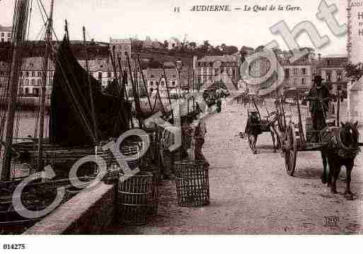 Ville de AUDIERNE, carte postale ancienne