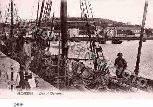 Ville de AUDIERNE, carte postale ancienne