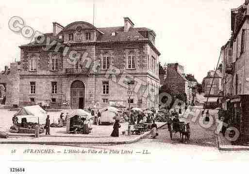 Ville de AVRANCHES, carte postale ancienne