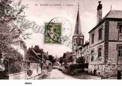 Ville de BAONSLECOMTE, carte postale ancienne