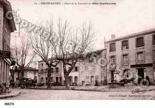 Ville de BASENBASSET, carte postale ancienne