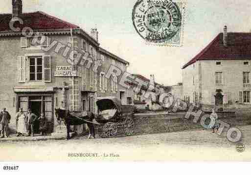 Ville de BEGNECOURT, carte postale ancienne