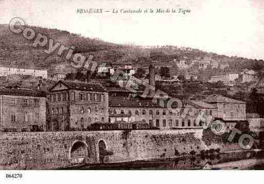 Ville de BESSEGES, carte postale ancienne Ville de BESSEGES, carte postale ancienne