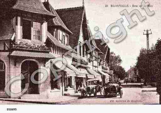 Ville de BLONVILLESURMER, carte postale ancienne