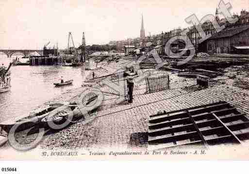 Ville de BORDEAUX, carte postale ancienne