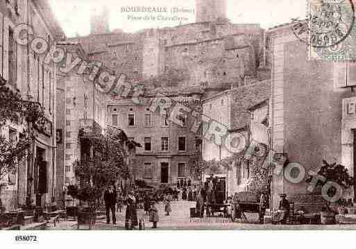 Ville de BOURDEAUX, carte postale ancienne