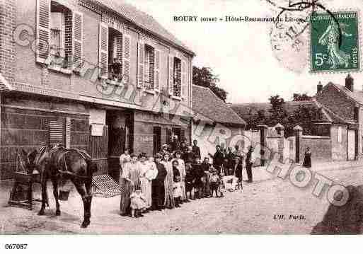 Ville de BOURYENVEXIN, carte postale ancienne Ville de BOURYENVEXIN, carte postale ancienne
