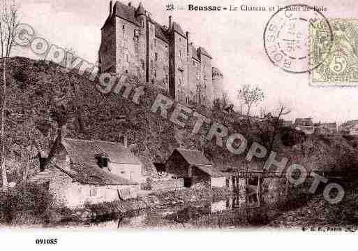 Ville de BOUSSAC, carte postale ancienne