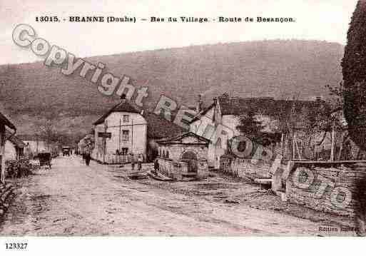 Ville de BRANNE, carte postale ancienne