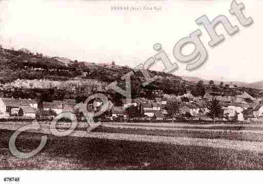 Ville de BRENAZ, carte postale ancienne