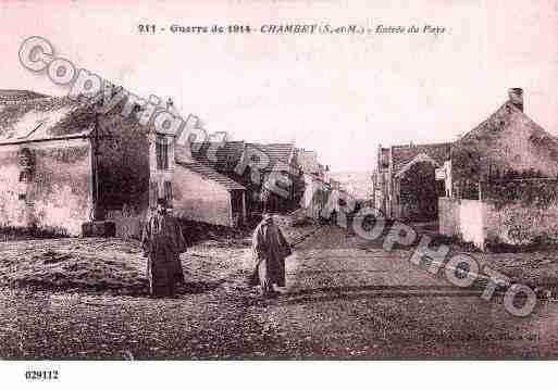 Ville de CHAMBRY, carte postale ancienne